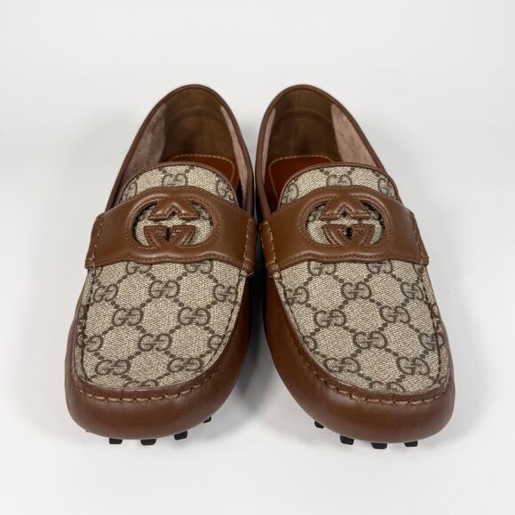 Gucci GG Supreme Leather Driver Loafer - Men’s 9.5 main image 4